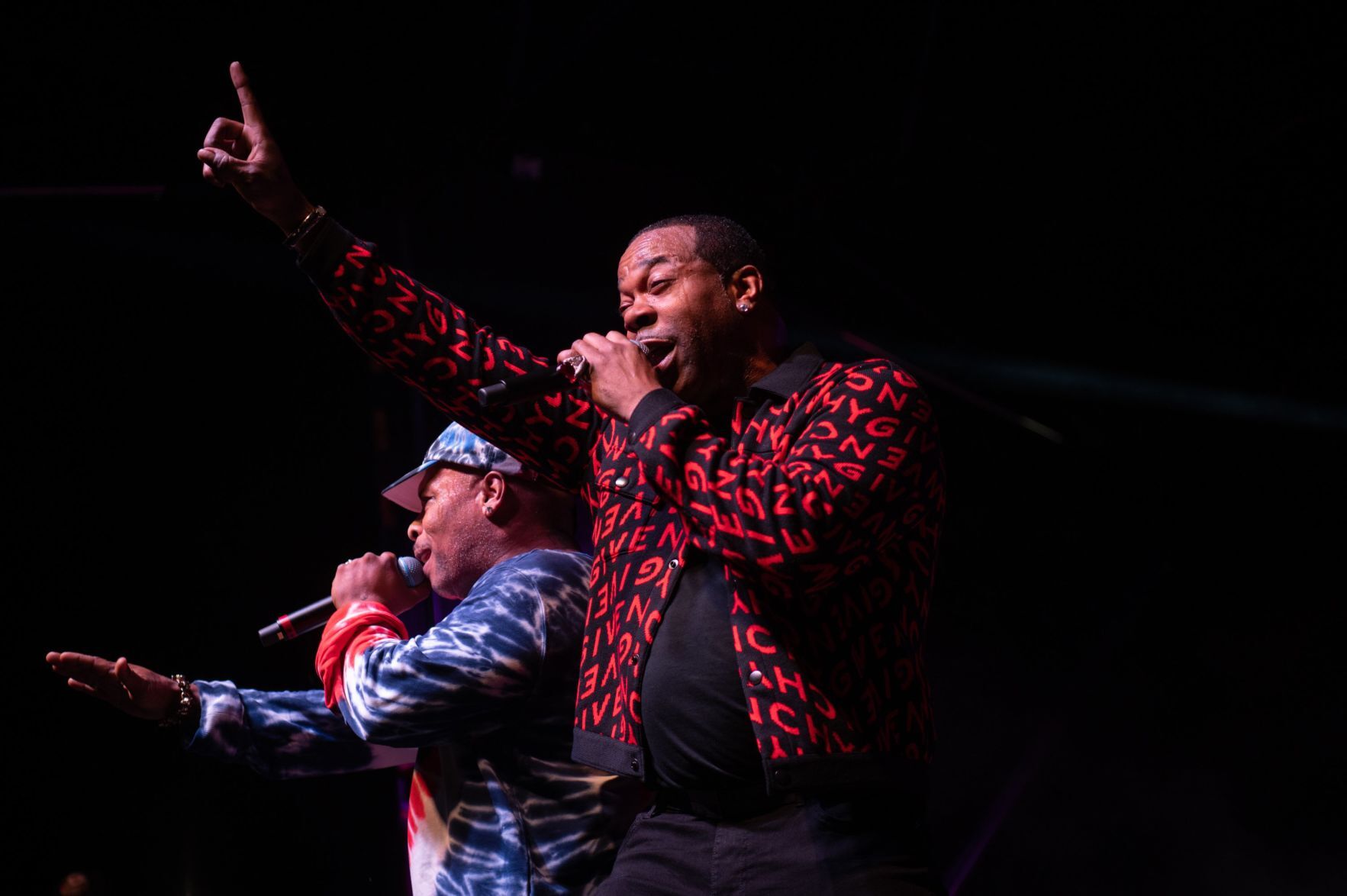 Busta Rhymes at Seoul Taco's anniversary block party